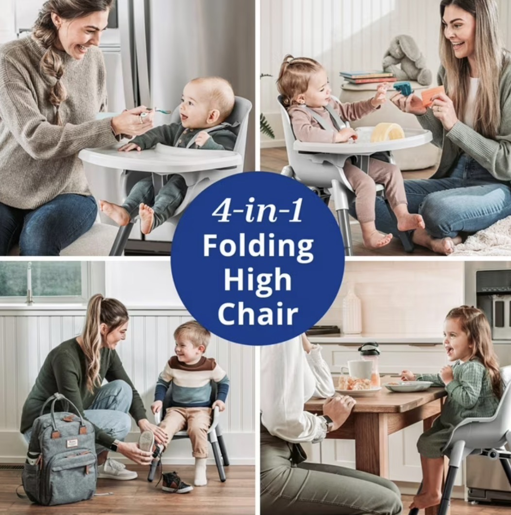 4-in-1 Folding High Chair — photo 1