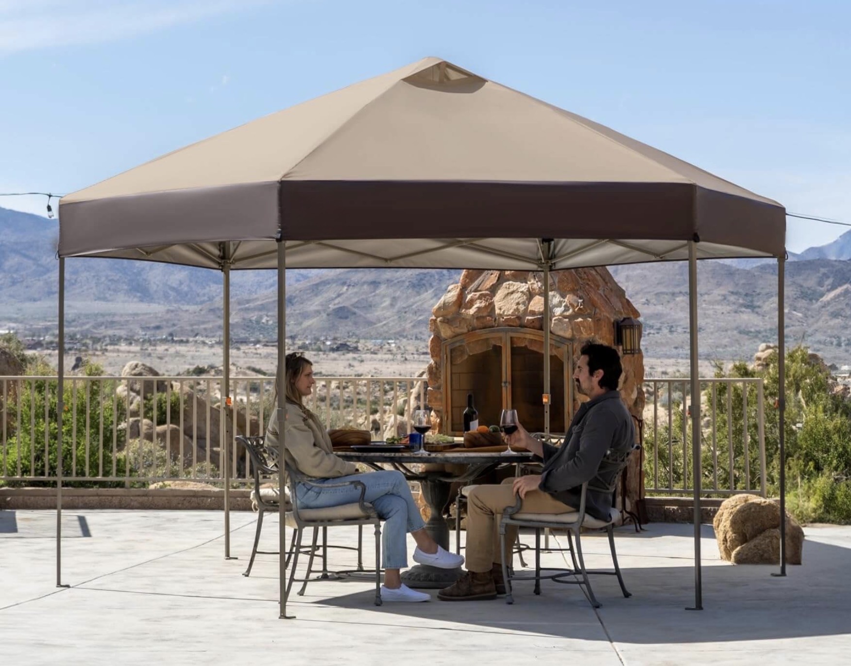 13x13 Deluxe Pop-Up Gazebo (6-Sided) — photo 1